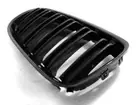 شبكة أمامية مزدوجة الشرائح لسيارة BMW E90 E91 325i 328i 335i LCI موديلات 12-09، باللون الأسود image 3