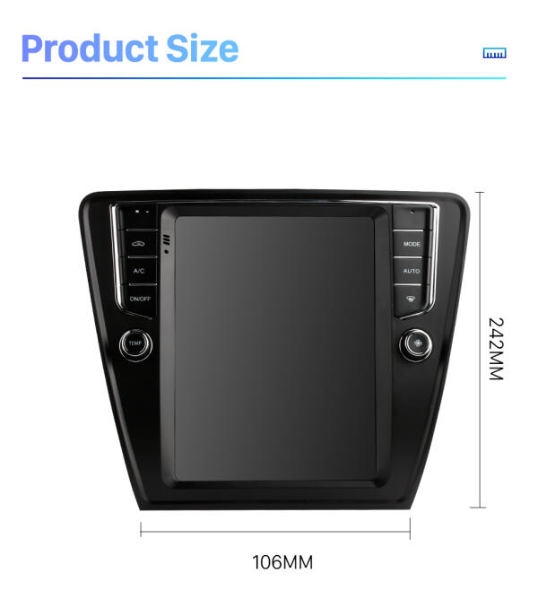 فريم شاشه 9.7 تسلا ستايل سكودا اوكتافيا  A7 image 1