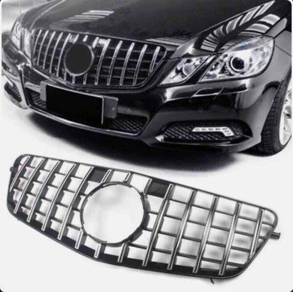 شبكه اماميه كروم لسيارة مرسيدس E-Class W212 موديل 2013-2009 تصميم GT-R image 0
