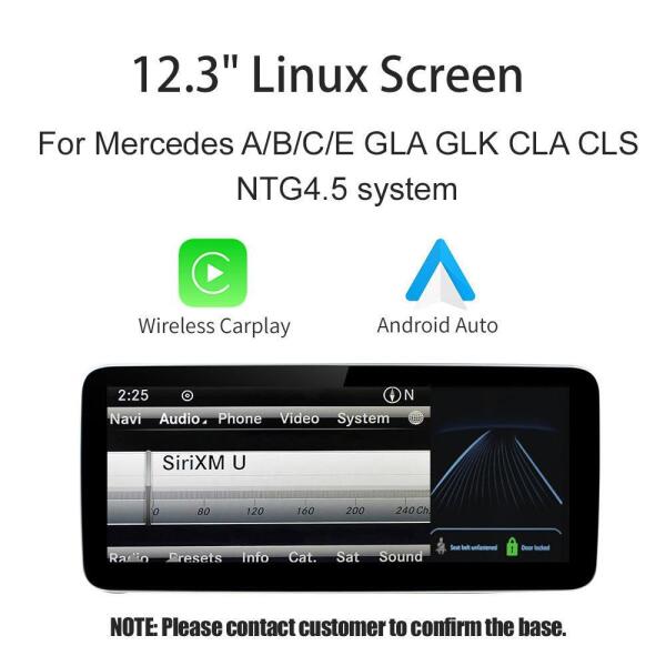شاشة سيارة مرسيدس  A W176 GLA X156 CLA W117 (من 2013 إلى 2016) 10.25 بوصه تعمل بنظام  NTG 4.5 Linux System  image 2
