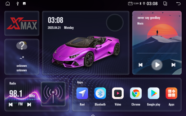 شاشه اندرويد 10" موديل اكس ماكس  T133 X MAX ذاكرة (RAM) سعة 4 جيجابايت وذاكرة (ROM) سعة 64 جيجابايت image 0