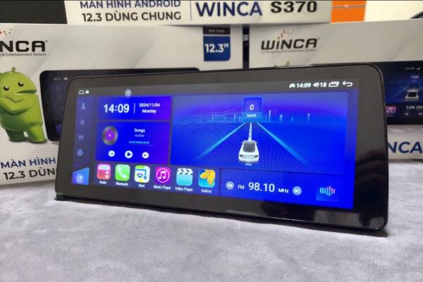 شاشه اندرويد 12.3" بوصه  وينكا موديل اس S370 ذاكرة (RAM) سعة 4 جيجابايت وذاكرة (ROM) سعة 64 جيجابايت (ستايل BMW) image 0