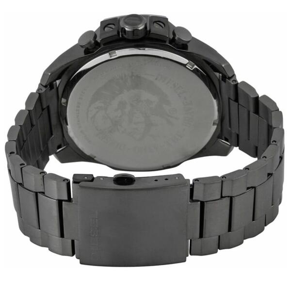 DIESEL MEGA CHIEF GREY METAL BLUE DIAL image 2