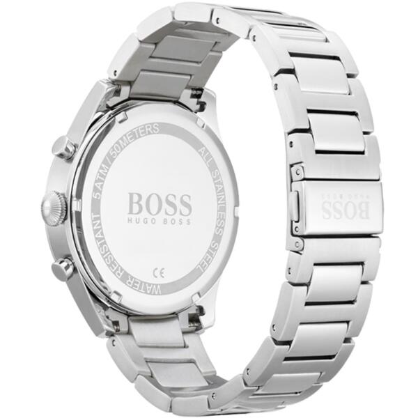 BOSS SILVER - BLUE DIAL - WHITE CRONOGRAPH image 1