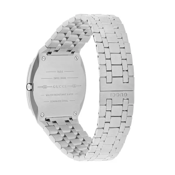 GUCCI 25 H WATCH , 38 MM WHITE DIAL  image 1