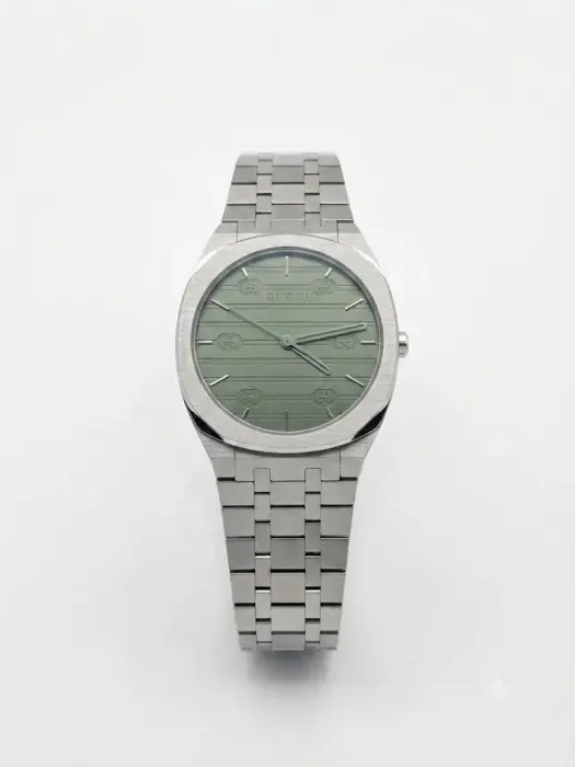 GUCCI 25 H WATCH green dial , 38 M image 0