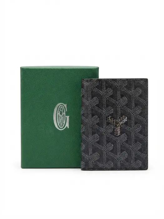 GOYARD MINI WALLET wa-304 black and grey  image 0