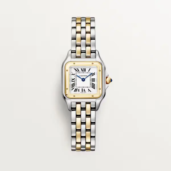 SMALL CARTIER TWO TONE SILVER X GOLD - MQ  image 0
