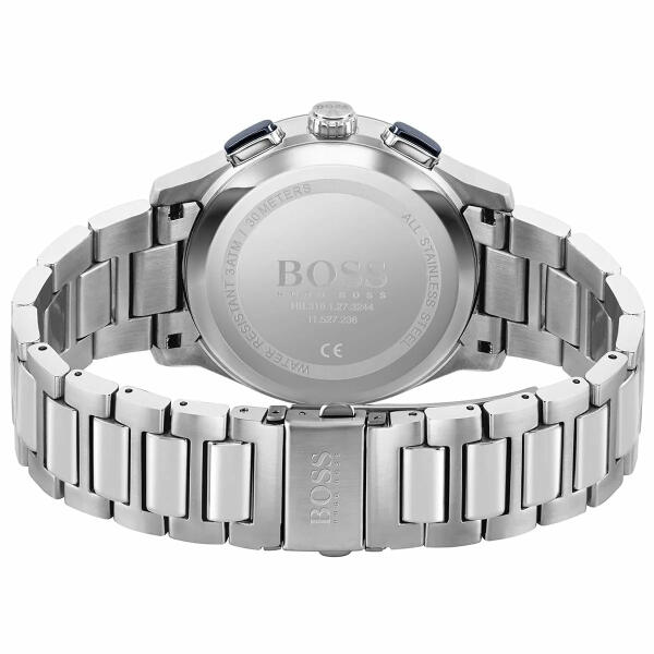 BOSS METAL SILVER - BLUE DIAL - BLACK FRAME  image 1