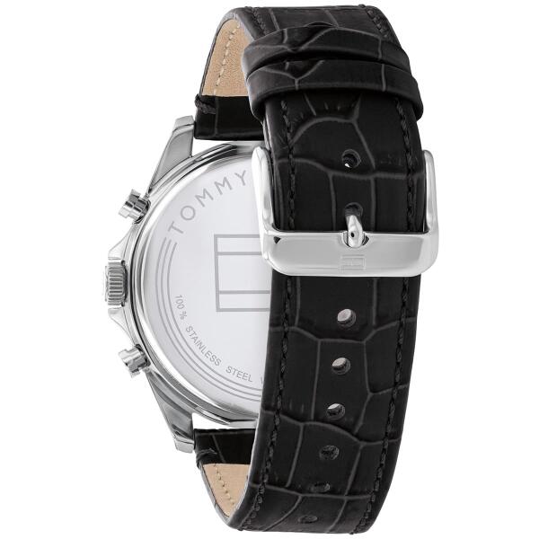 TOMMY LEATHER BLACK-BLACK DIAL CHRONOGRAPH image 2