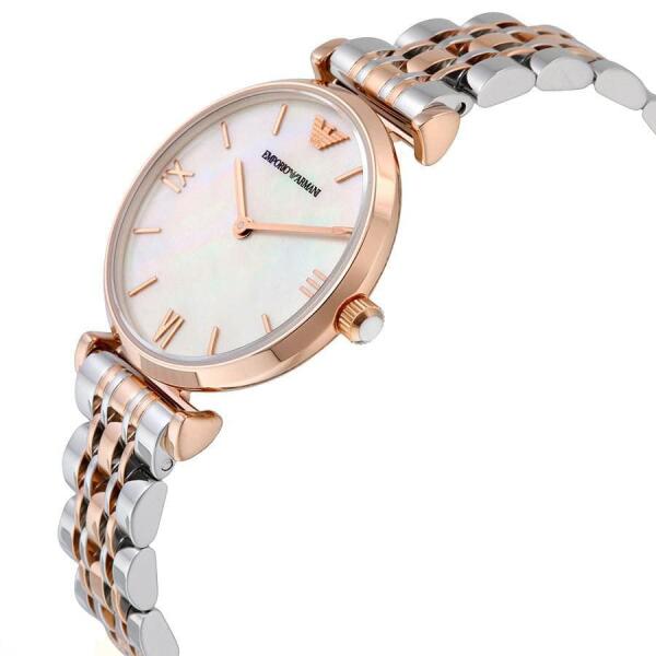 EMPORIO METAL TWO TONE - WHITE DIAL image 1