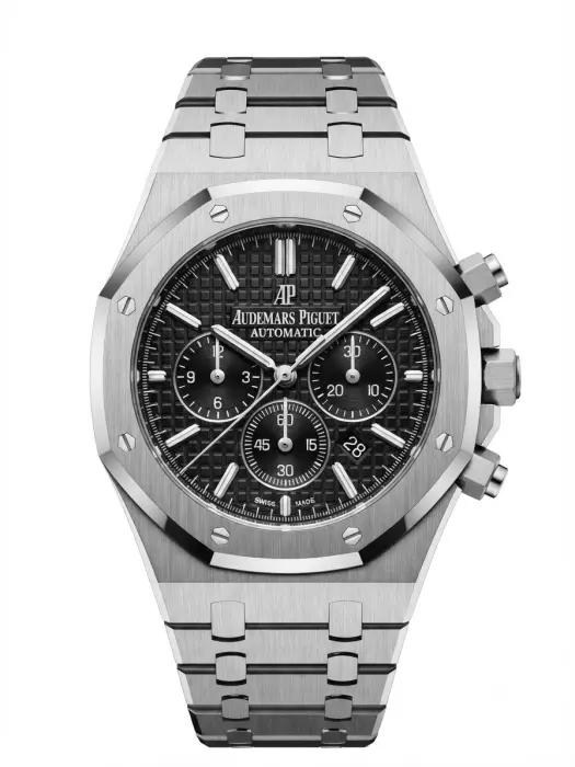 AP Royal Oak CHRONOGRAPH SILVER (BLACK) - MQ image 0