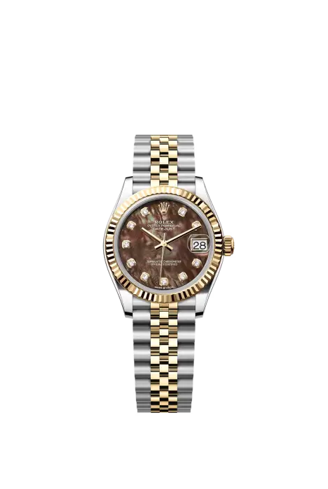 DATE JUST TWO TONE GOLD WITH BINK MOTHER OF PEARL DIAL -SC image 0
