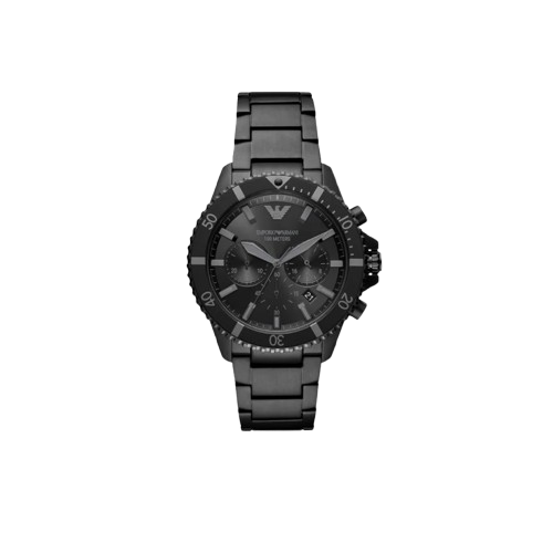 ARMANI FULL BLACK - SILVER ACCENT  image 0