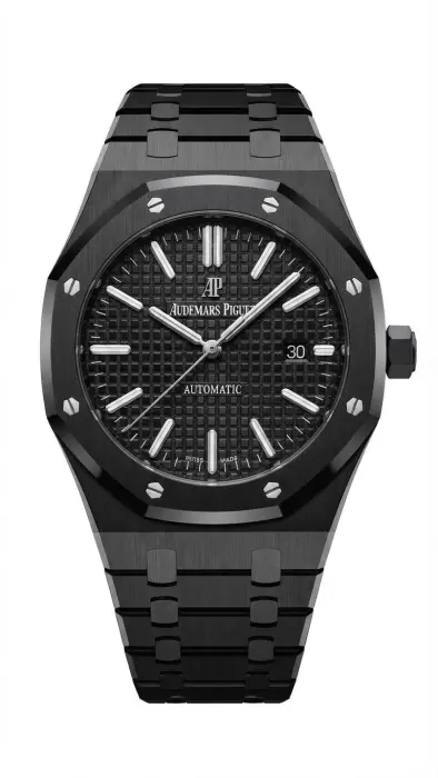 AP Royal Oak Full Black (WHITE MARKS) - MQ  image 0