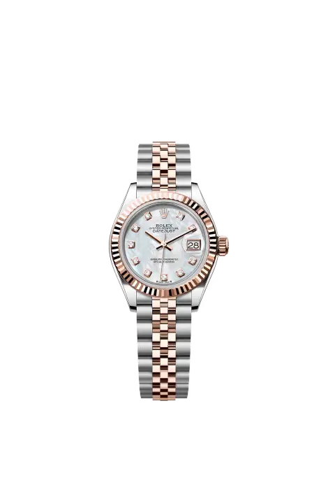 ROLEX DATEJUST ROSE GOLD - WHITE DIAL - DIAMOND - J - SC image 0