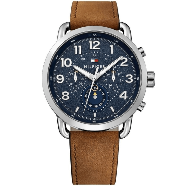 TOMMY HILFIGER LEATHER HAVAN CHRONOGRAPH image 0