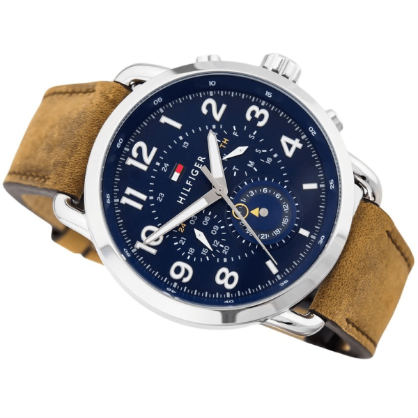 TOMMY HILFIGER LEATHER HAVAN CHRONOGRAPH image 1