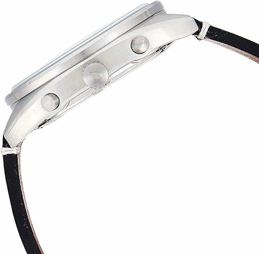 FOSSIL LEATHER BROWN - NAVY DIAL image 1