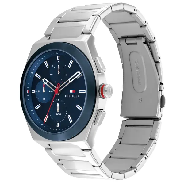 TOMMY HILFIGER METAL SILVER - CHRONOGRAPH image 1