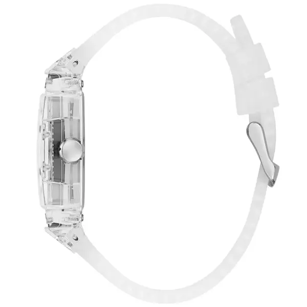 GUESS RUBBER WHITE - GREEN DIAL image 2