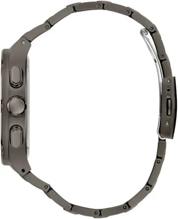 GUESS METAL BLACK - BLACK DIAL - BLUE ACCENT image 2