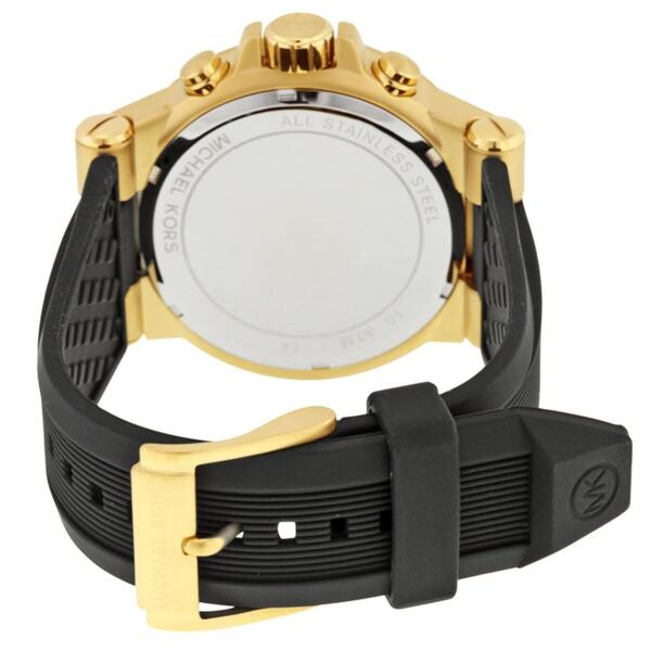 MICHEAL KORS BLACK RUBBER - BLACK DIAL  image 3
