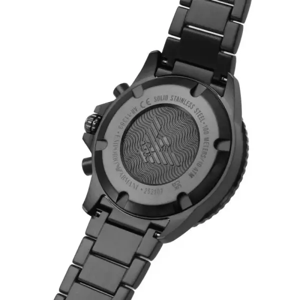 ARMANI FULL BLACK - SILVER ACCENT  image 2