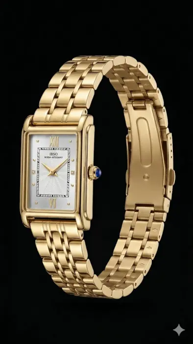 IBSO FULL GOLD WHITE DIAL S image 0