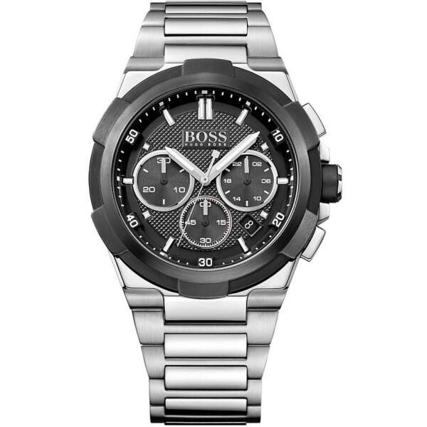 BOSS METAL SILVER - BLACK DIAL image 0