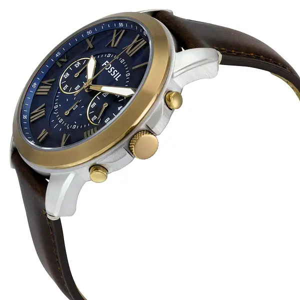 FOSSIL HAVAN LEATHER - BLUE DIAL - image 1