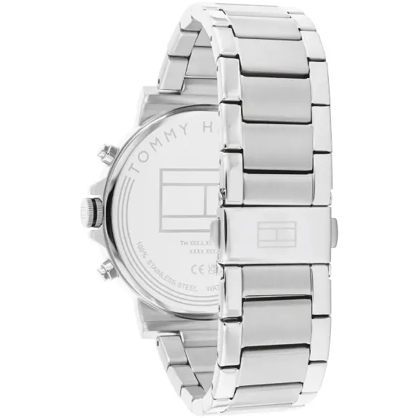 TOMMY METAL SILVER - BLACK DIAL - CHRONOGRAPH  image 2