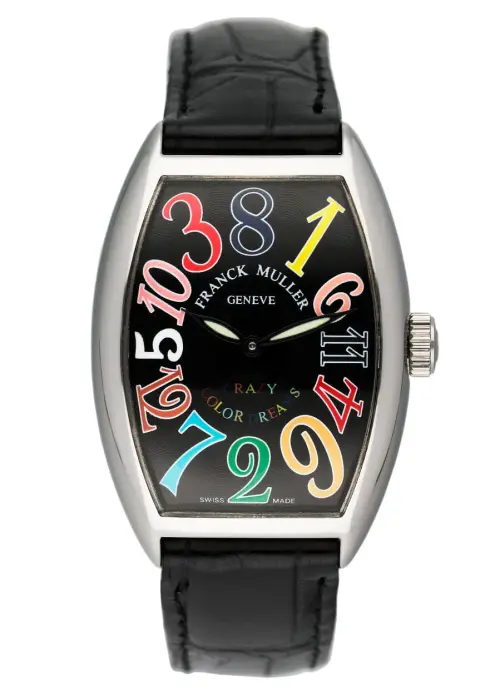 FRANCK MULLER CRAZY COLOR DREAMS FULL BLACK -  SILVER FRAME - R image 0