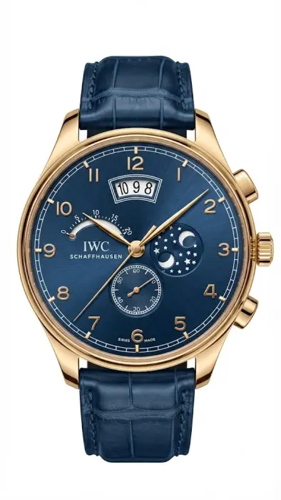 IWC Pilot's MOONPHASE BLACK LEATHER - MQ  image 0