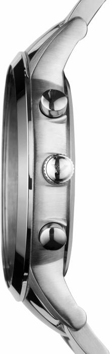 ARMANI SILVER - NAVY DIAL- CRONOGRAPH image 2