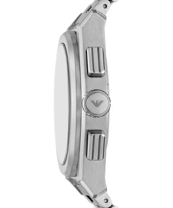 EMPORIO ARMANI METAL SILVER - GREEN DIAL image 3