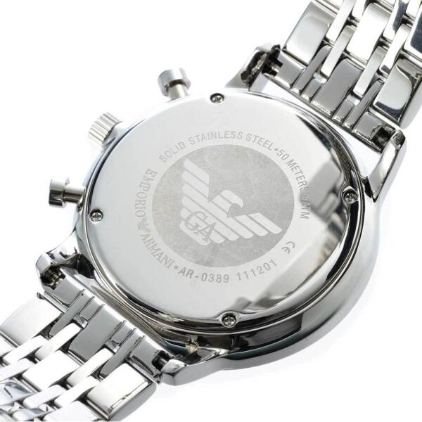 ARMANI SILVER - BLACK DIAL -  image 2
