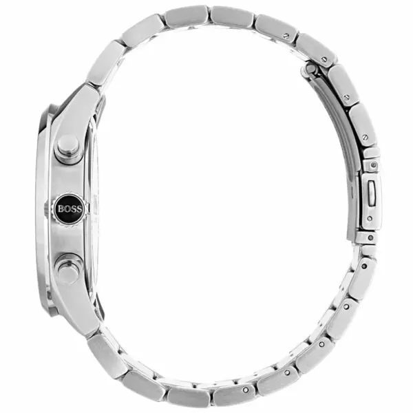 BOSS SILVER METAL - BLACK DIAL - CHRONOGRAPH 1513477 image 2