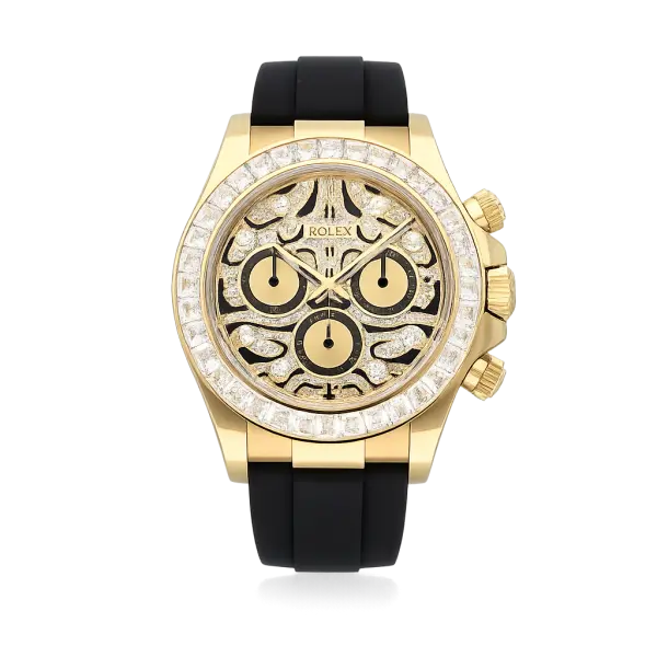 Rolex Daytona   "Eye Of The Tiger"  Yellow Gold Oysterflex image 0