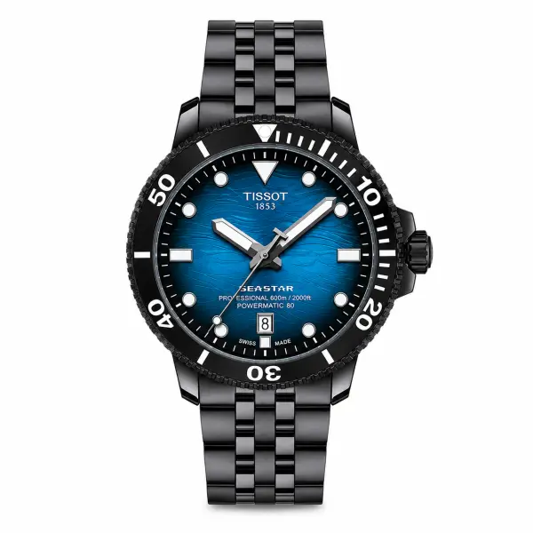 Tissot SEASTAR FULL BLACK WITH BLUE DIAL  - MQ image 0