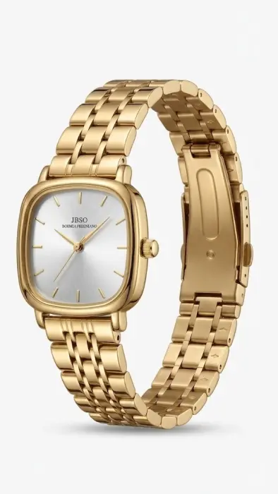 IBSO FULL GOLD WHITE DIAL SS image 0