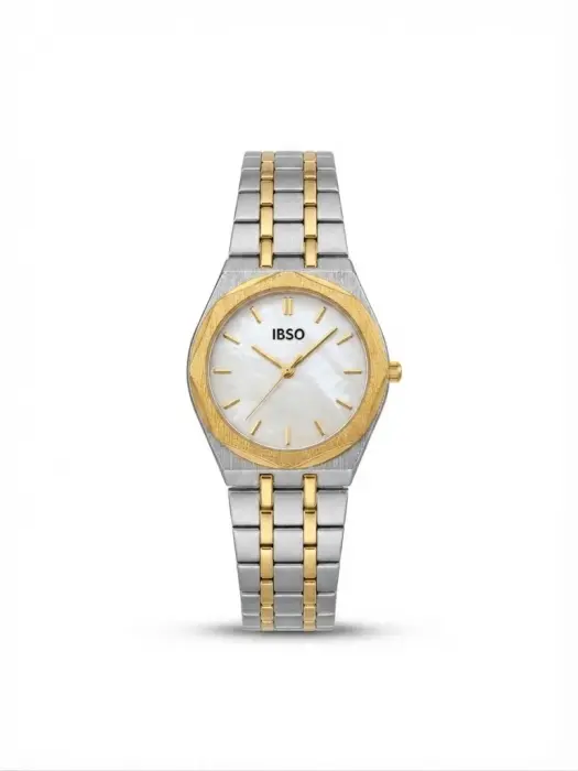 IBSO TWO TONE GOLD WHITE DIAL  image 0