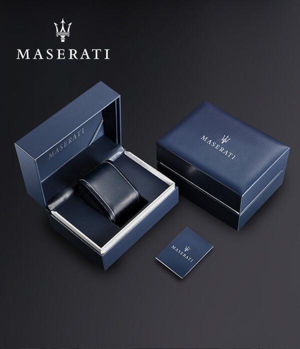 MASERATI SILVER METAL -  BLUE DIAL  image 1