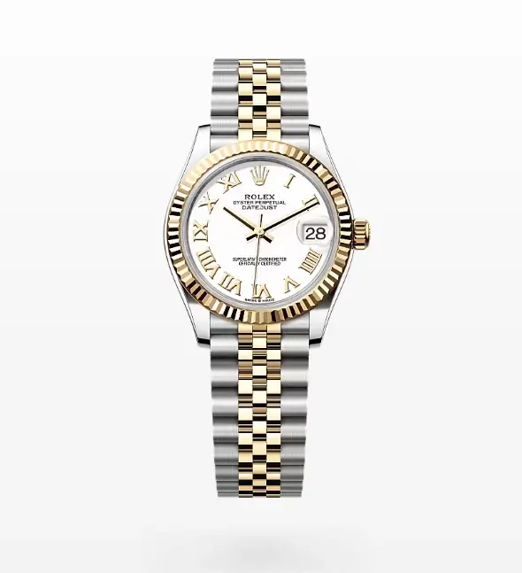  Rolex Datejust 31mm Roman Two-Tone Jubilee White Dial sc image 0
