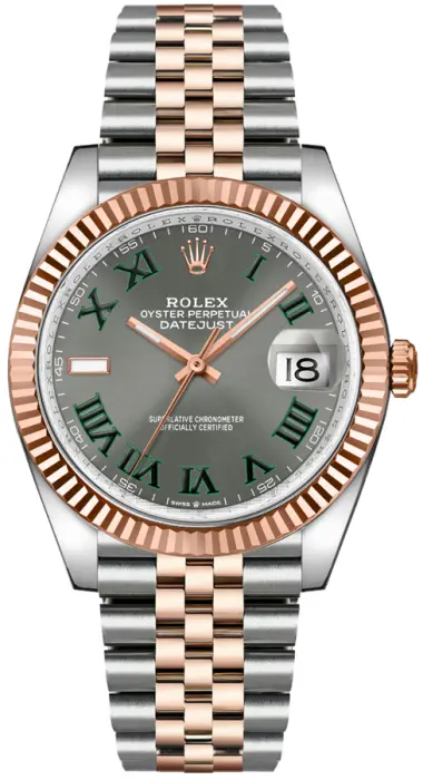 ROLEX DATEJUST TWO TONE WIMBLDON- (J) Z - R 31 MM  image 0