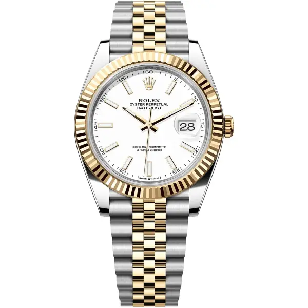 ROLEX DATE JUST - TWO TONE - WHITE DIAL 36 MM - R image 0