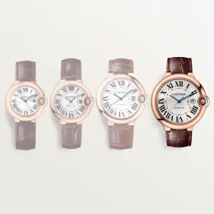 Ballon Bleu de Cartier watch / rosegold white dial  image 2
