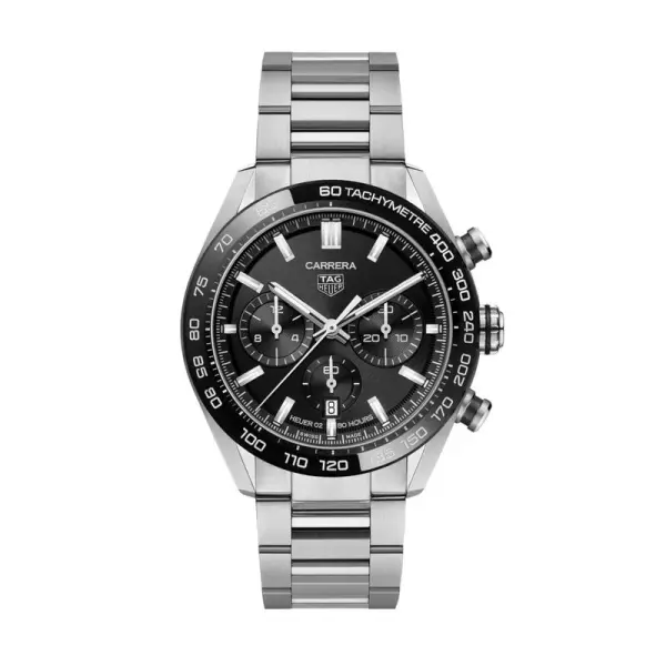 Tag Heuer Carrera Men's Black Chronograph Watch image 0