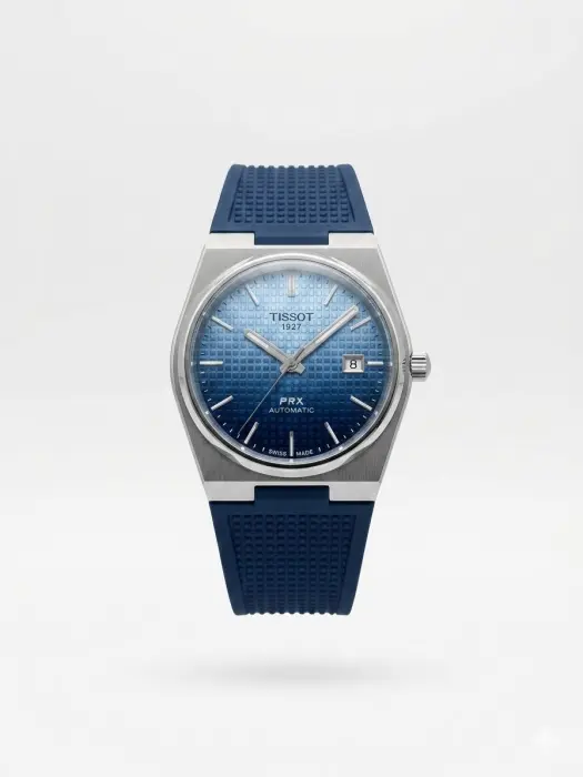TISSOT PRX RUBBER  (ICE BLUE) - MQ image 0