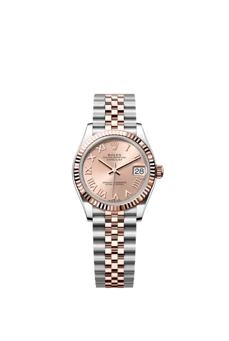 ROLEX DATEJUST ROSE GOLD - ROSE GOLDEN DIAL - ROMAN NUMBRES - J - SC image 0